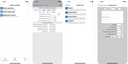 HVAC Load Plus HVAC App