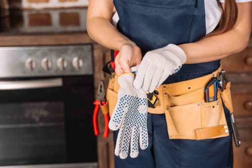 HVAC safety gloves