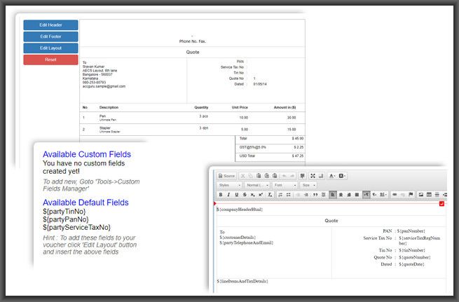 Medical Equipment estimate software