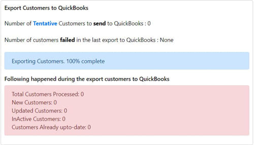 QuickBooks Sync Settings