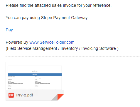 Stripe pay email